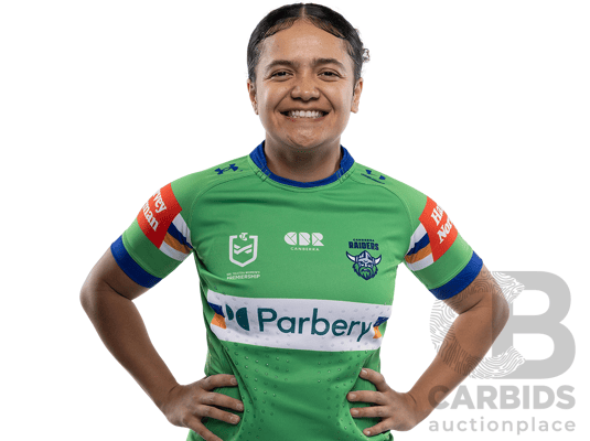 9. Chante Temara - Match Worn and Signed NRLW Canberra Raiders 2026 Indigenous Round Jersey - Round 7 v Knights - Proceeds towards the Raiders Foundation