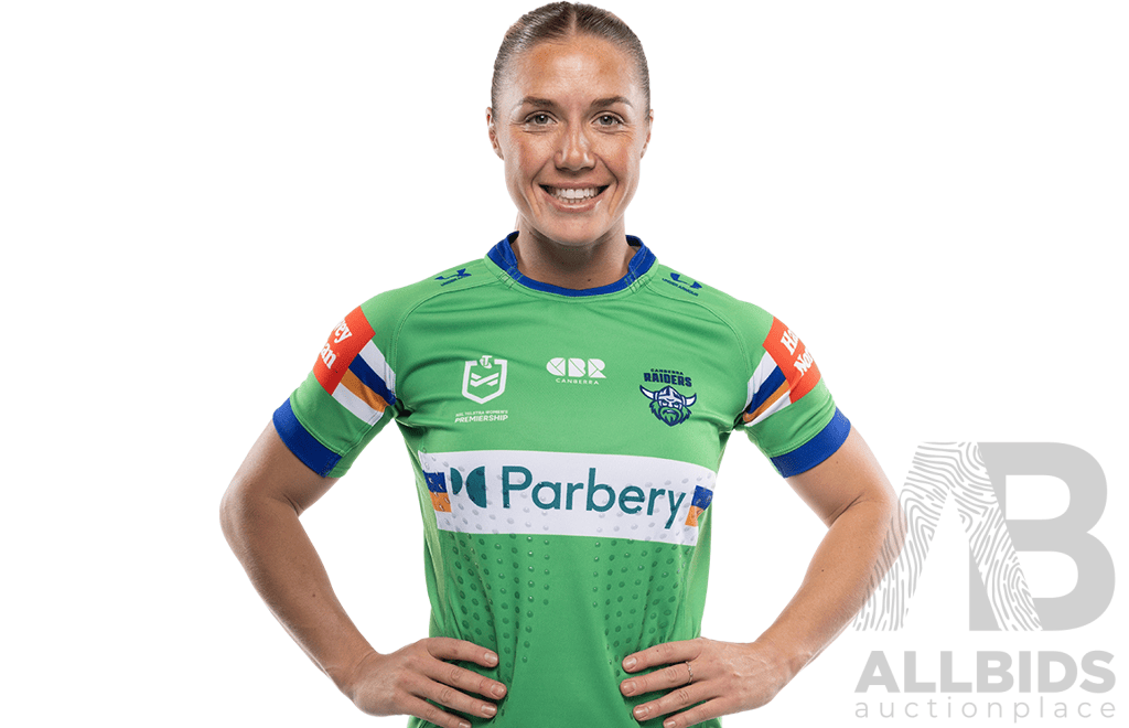 10. Sophie Holyman - Match Worn and Signed NRLW Canberra Raiders 2026 Indigenous Round Jersey - Round 7 v Knights - Proceeds towards the Raiders Foundation