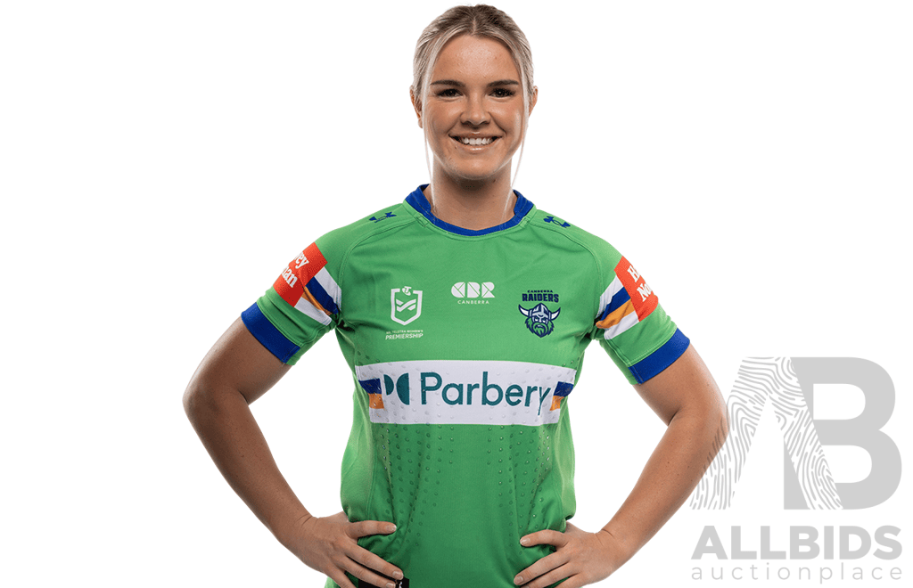 11. Jordyn Preston - Match Worn and Signed NRLW Canberra Raiders 2026 Indigenous Round Jersey - Round 7 v Knights - Proceeds towards the Raiders Foundation
