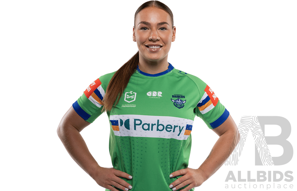 16. Hollie-Mae Dodd - Match Worn and Signed NRLW Canberra Raiders 2026 Indigenous Round Jersey - Round 7 v Knights - Proceeds towards the Raiders Foundation