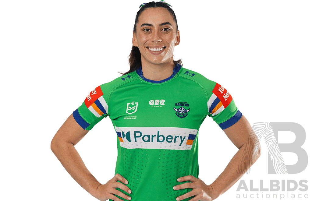 17. Grace Kukutai - Match Worn and Signed NRLW Canberra Raiders 2026 Indigenous Round Jersey - Round 7 v Knights - Proceeds towards the Raiders Foundation