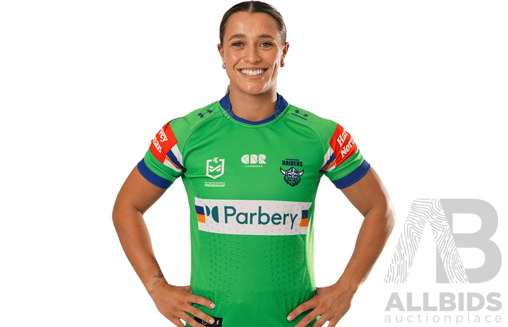 6. Krystal Blackwell - Match Worn and Signed NRLW Canberra Raiders 2026 Indigenous Round Jersey - Round 7 v Knights - Proceeds towards the Raiders Foundation