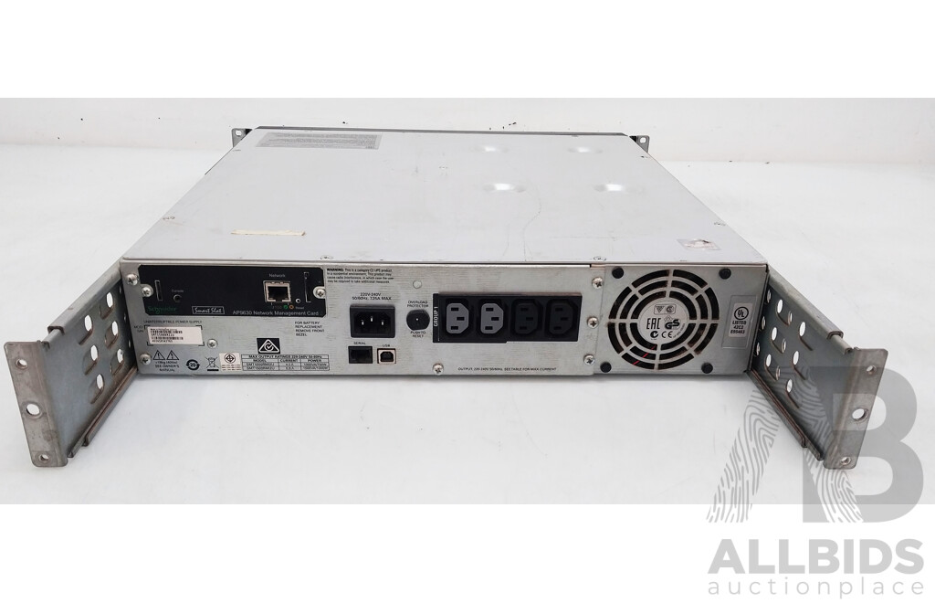 APC (SMX1500RMI2U) Smart-UPS 1500 VA Tower/Rack Mountable UPS