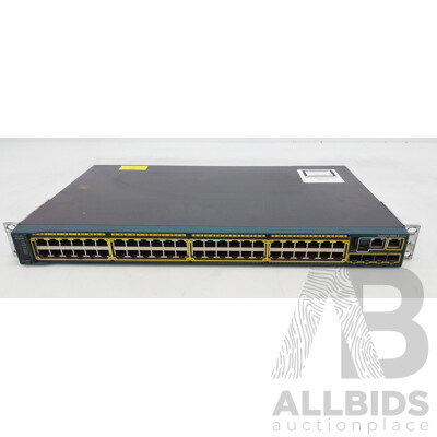Cisco (WS-C2960S-48TS-L) Catalyst 2960-S Series 10G 24-Port Gigabit Ethernet Switch