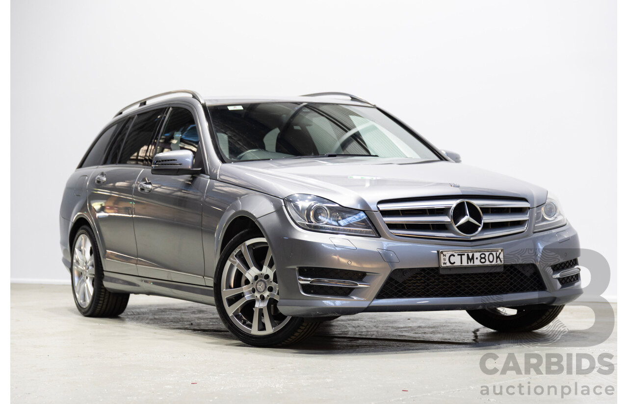 02/2014 Mercedes-Benz C250 Avantgarde W204 MY14 4d Wagon Silver Turbo 1.8L