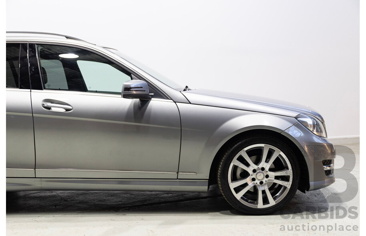 02/2014 Mercedes-Benz C250 Avantgarde W204 MY14 4d Wagon Silver Turbo 1.8L