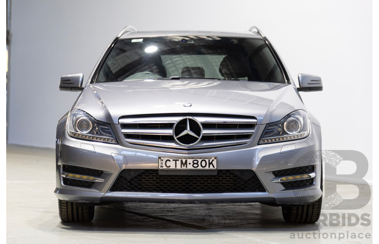 02/2014 Mercedes-Benz C250 Avantgarde W204 MY14 4d Wagon Silver Turbo 1.8L