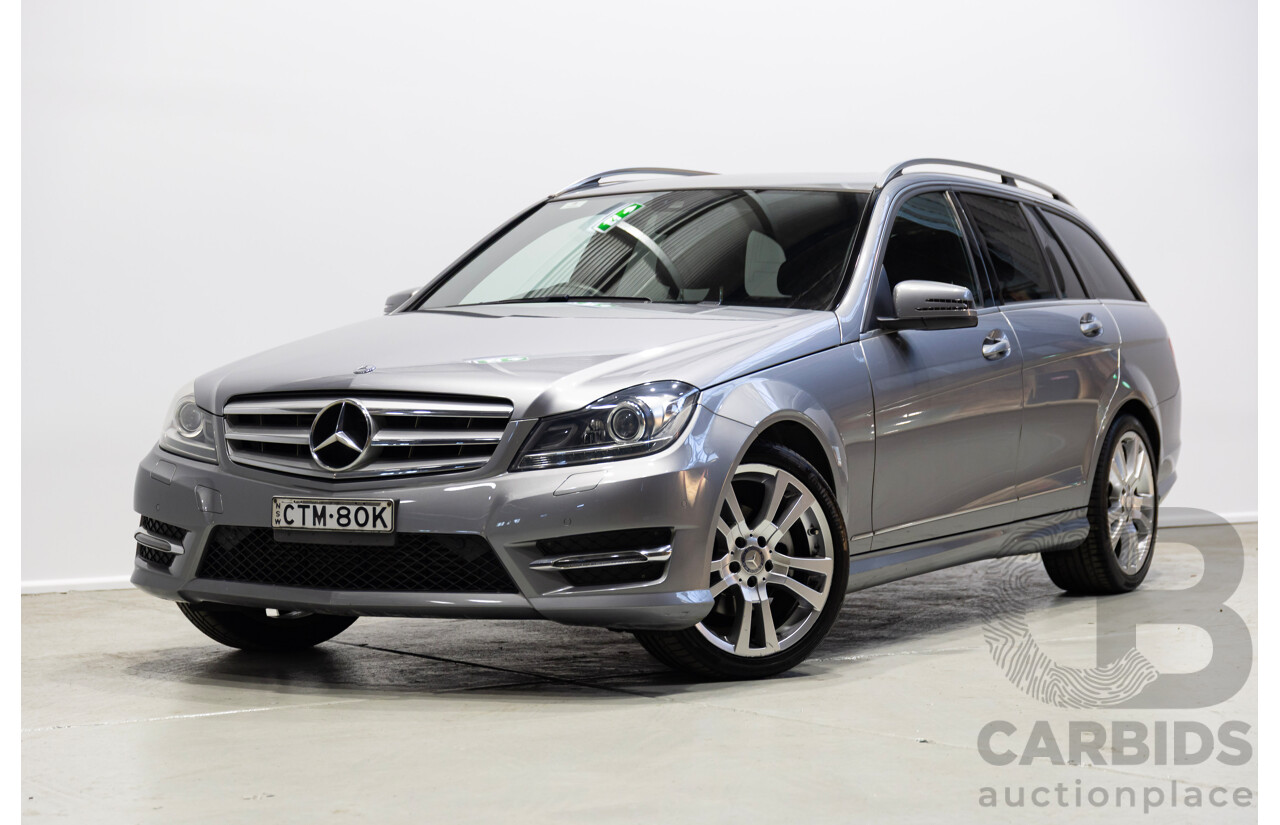 02/2014 Mercedes-Benz C250 Avantgarde W204 MY14 4d Wagon Silver Turbo 1.8L