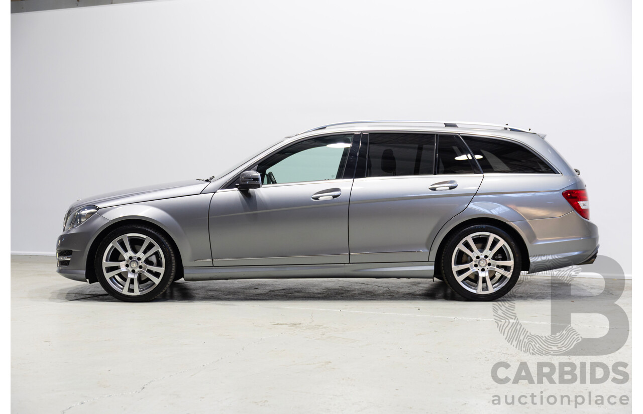 02/2014 Mercedes-Benz C250 Avantgarde W204 MY14 4d Wagon Silver Turbo 1.8L