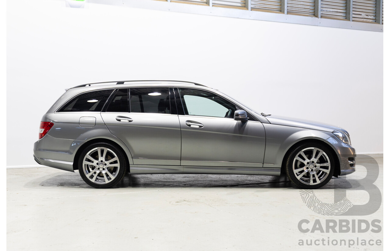 02/2014 Mercedes-Benz C250 Avantgarde W204 MY14 4d Wagon Silver Turbo 1.8L