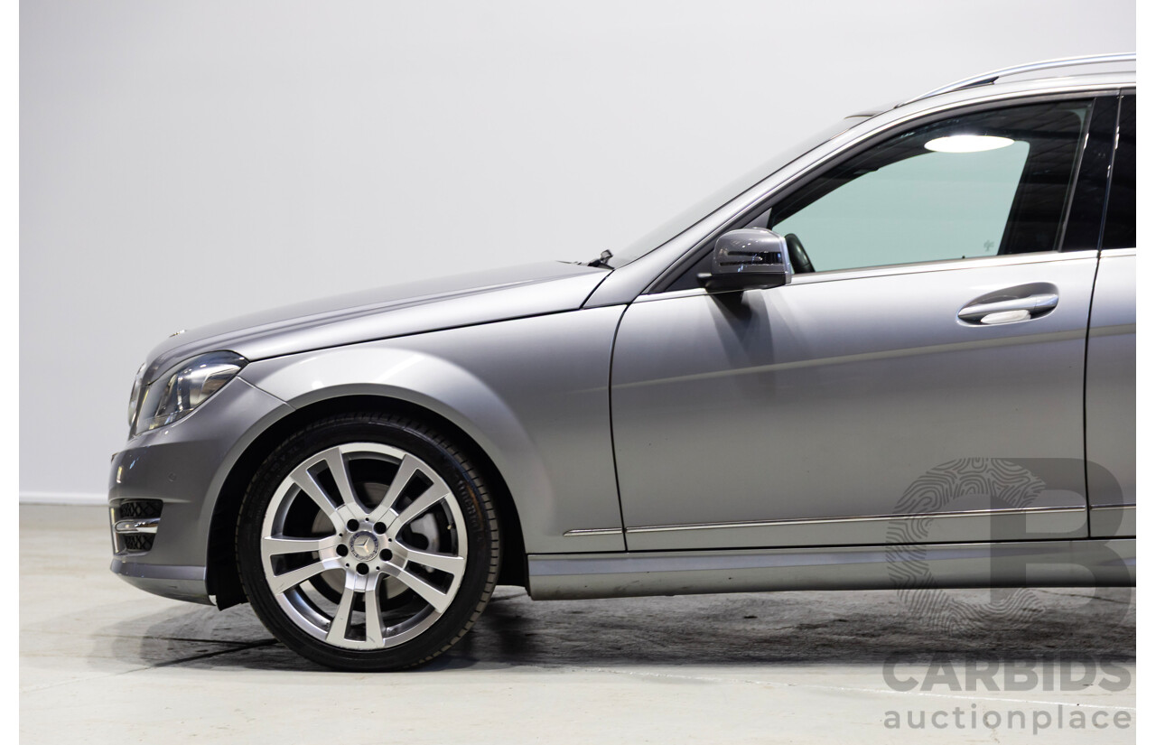 02/2014 Mercedes-Benz C250 Avantgarde W204 MY14 4d Wagon Silver Turbo 1.8L