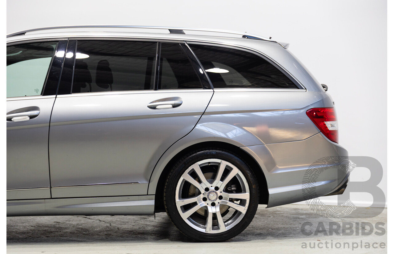 02/2014 Mercedes-Benz C250 Avantgarde W204 MY14 4d Wagon Silver Turbo 1.8L