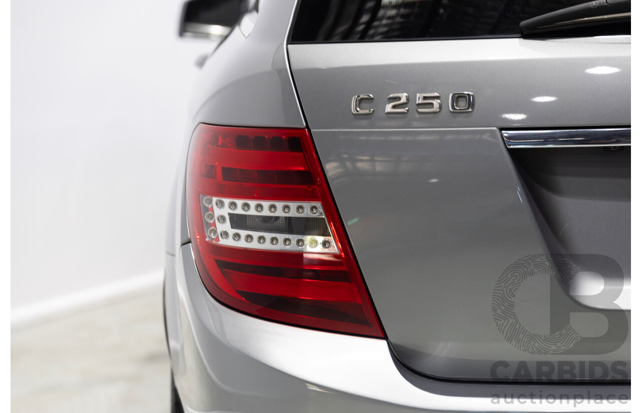 02/2014 Mercedes-Benz C250 Avantgarde W204 MY14 4d Wagon Silver Turbo 1.8L