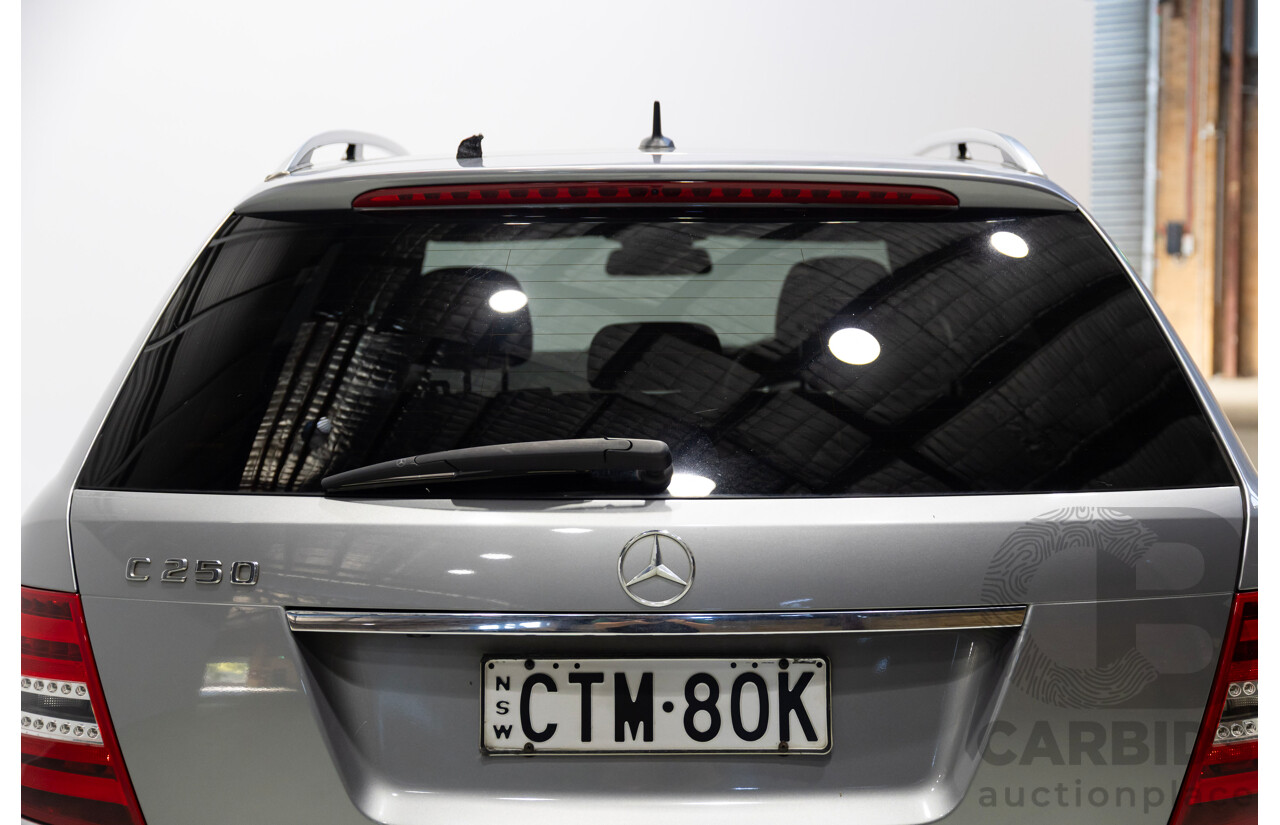 02/2014 Mercedes-Benz C250 Avantgarde W204 MY14 4d Wagon Silver Turbo 1.8L