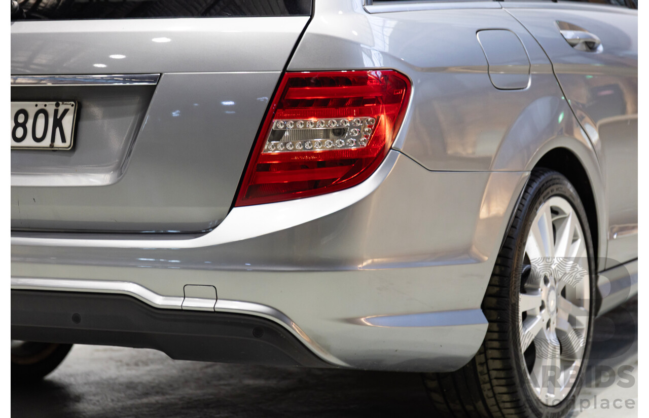 02/2014 Mercedes-Benz C250 Avantgarde W204 MY14 4d Wagon Silver Turbo 1.8L