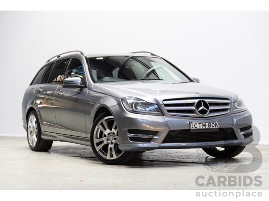 02/2014 Mercedes-Benz C250 Avantgarde W204 MY14 4d Wagon Silver Turbo 1.8L