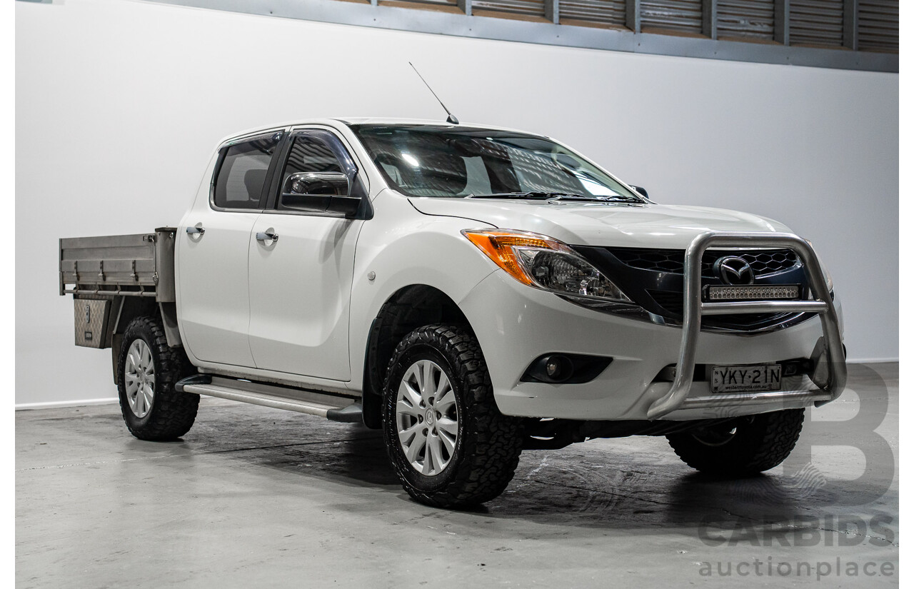 01/2012 Mazda Bt-50 GT (4x4) Dual Cab Utility White 3.2L