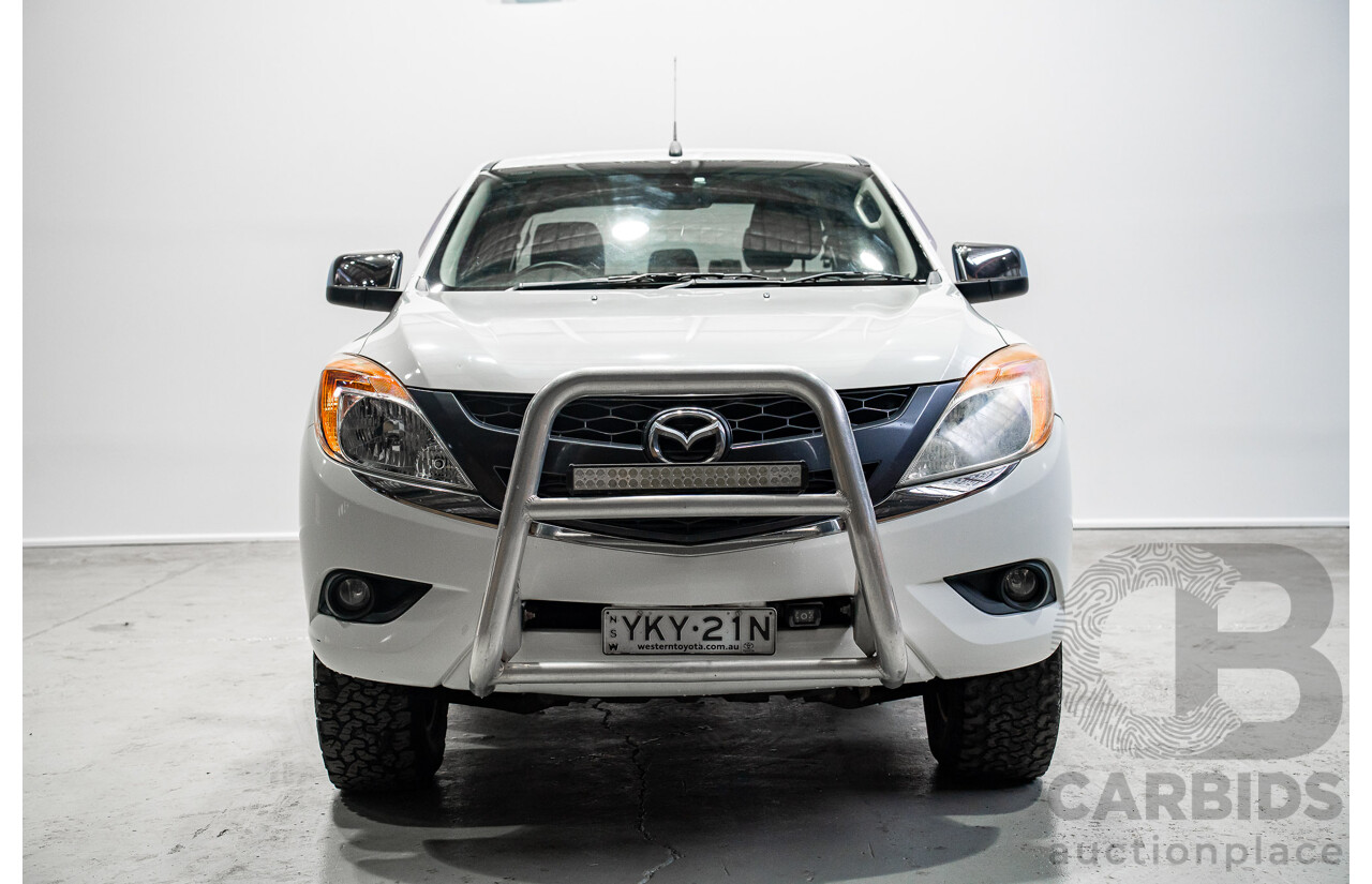 01/2012 Mazda Bt-50 GT (4x4) Dual Cab Utility White 3.2L
