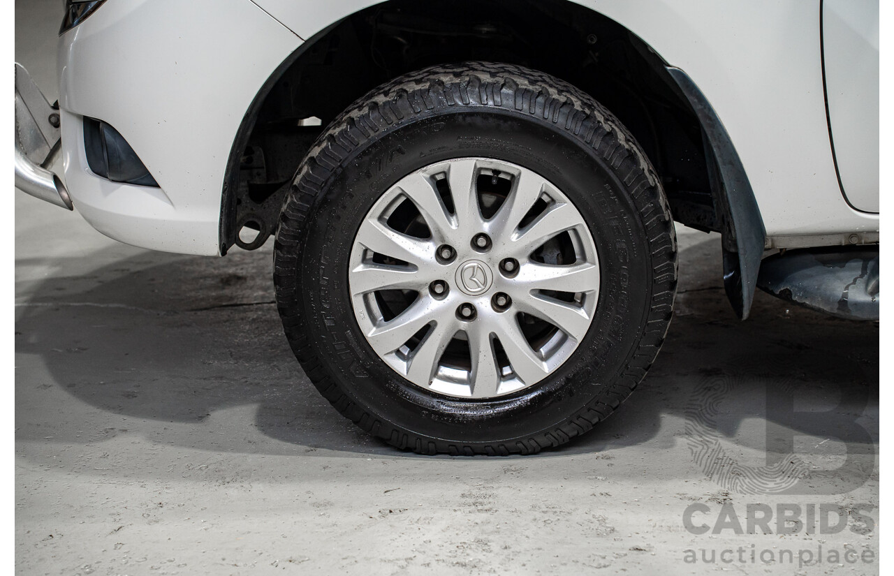 01/2012 Mazda Bt-50 GT (4x4) Dual Cab Utility White 3.2L