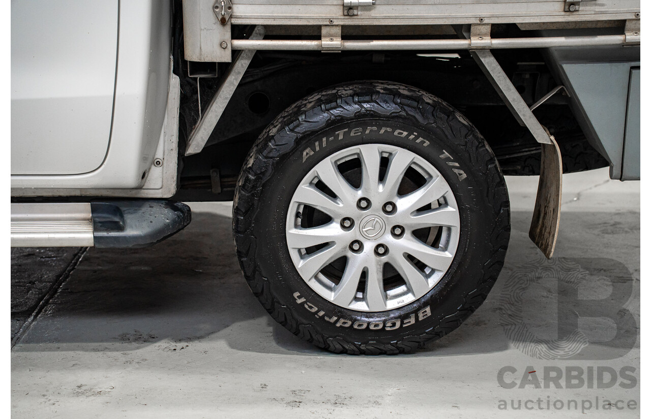 01/2012 Mazda Bt-50 GT (4x4) Dual Cab Utility White 3.2L
