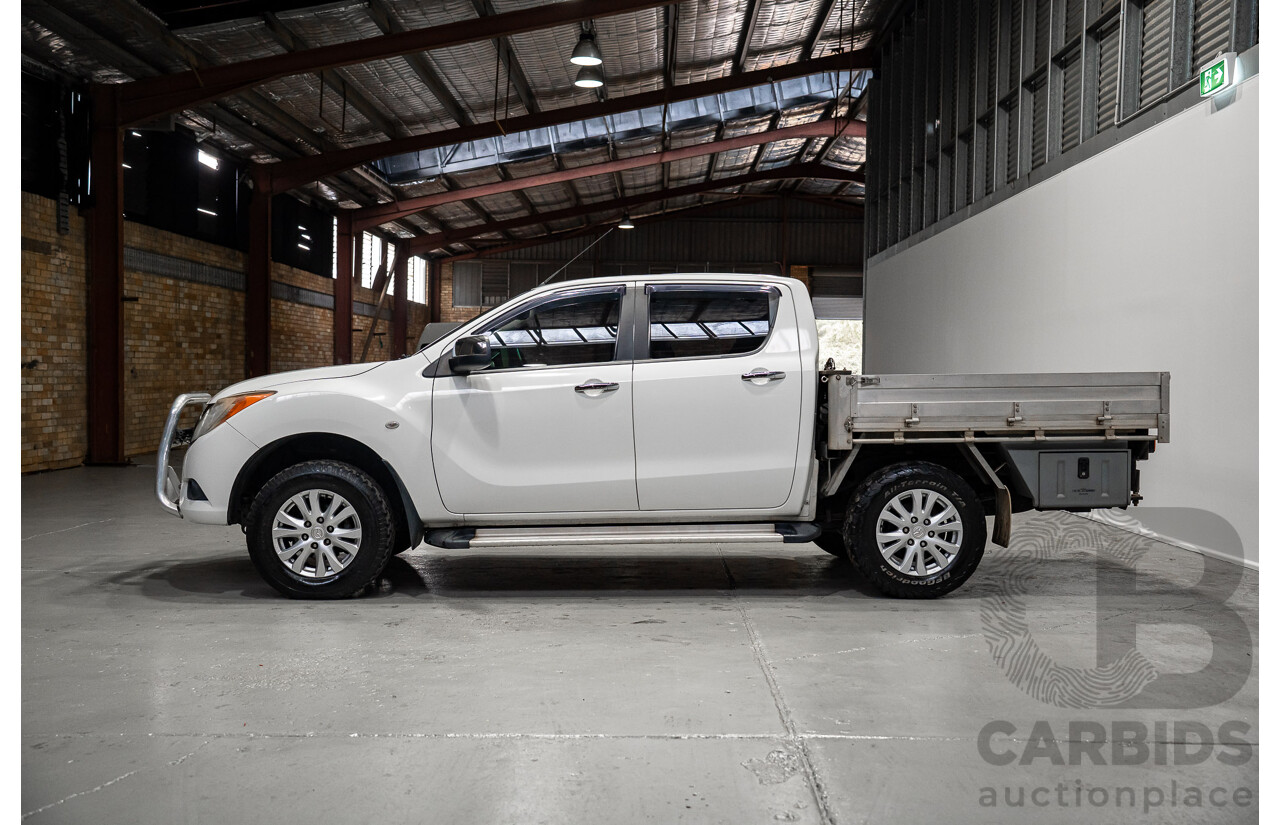 01/2012 Mazda Bt-50 GT (4x4) Dual Cab Utility White 3.2L