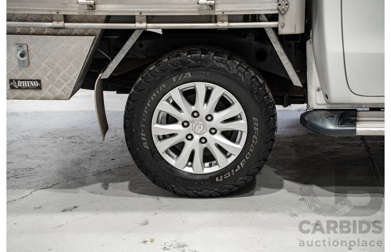 01/2012 Mazda Bt-50 GT (4x4) Dual Cab Utility White 3.2L