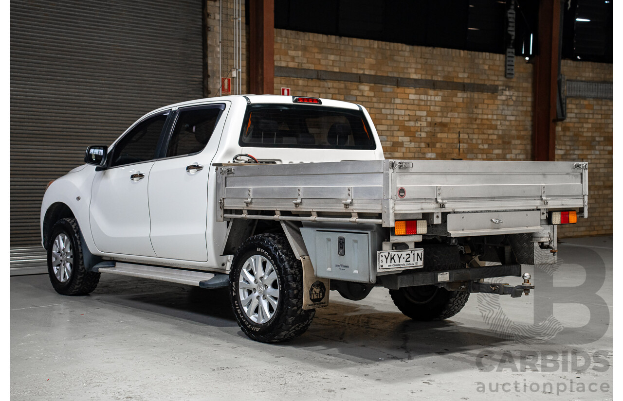 01/2012 Mazda Bt-50 GT (4x4) Dual Cab Utility White 3.2L