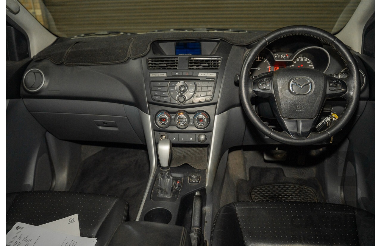 01/2012 Mazda Bt-50 GT (4x4) Dual Cab Utility White 3.2L