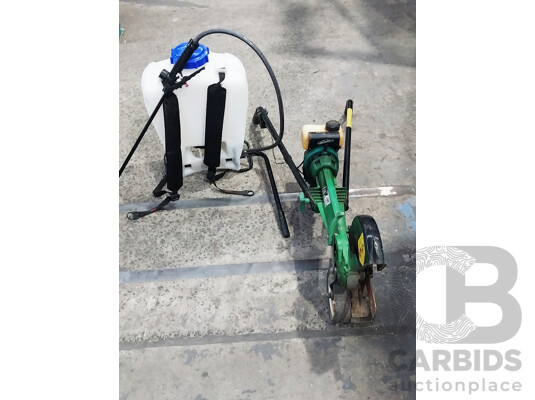 Atom 103 Edger & Solo 425d Backpack Sprayer