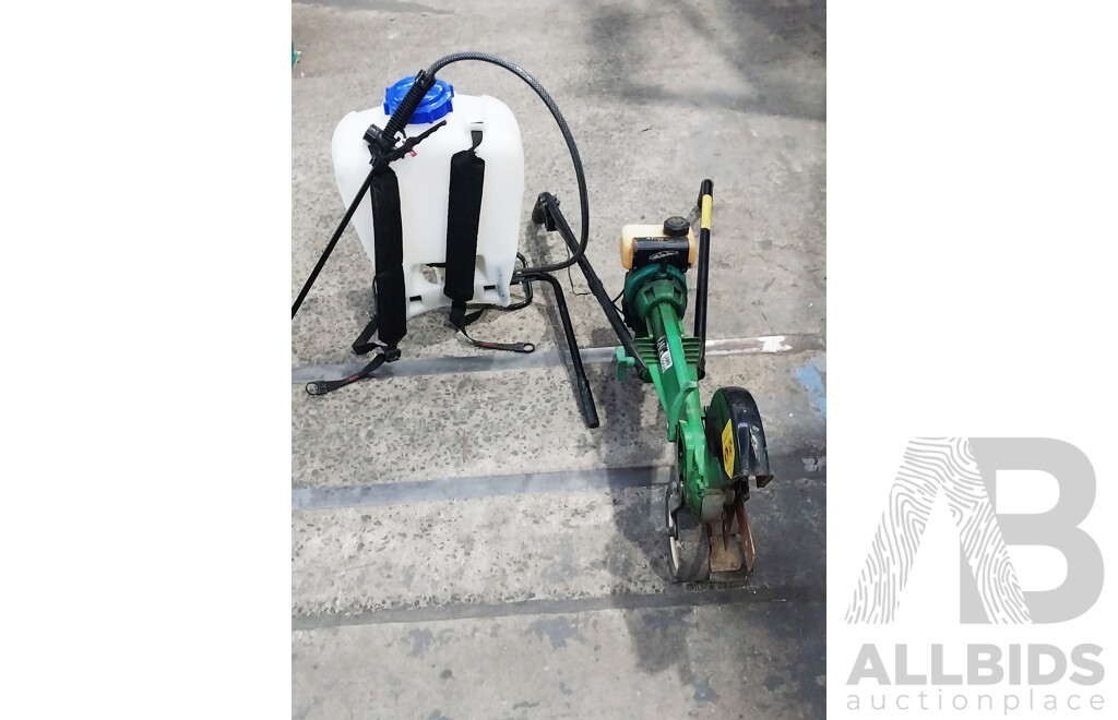 Atom 103 Edger & Solo 425d Backpack Sprayer