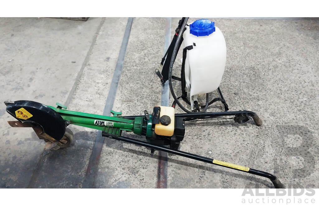 Atom 103 Edger & Solo 425d Backpack Sprayer