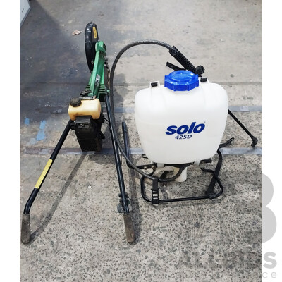Atom 103 Edger & Solo 425d Backpack Sprayer