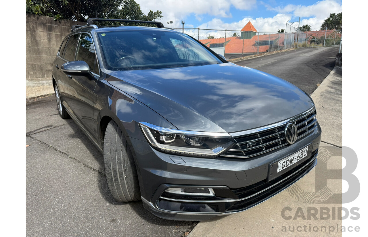 11/2015 Volkswagen Passat 140 TDI HIGHLINE FWD 3C MY16 4D Wagon Grey Turbo Diesel 2.0L