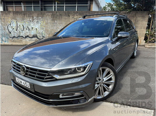11/2015 Volkswagen Passat 140 TDI HIGHLINE FWD 3C MY16 4D Wagon Grey Turbo Diesel 2.0L