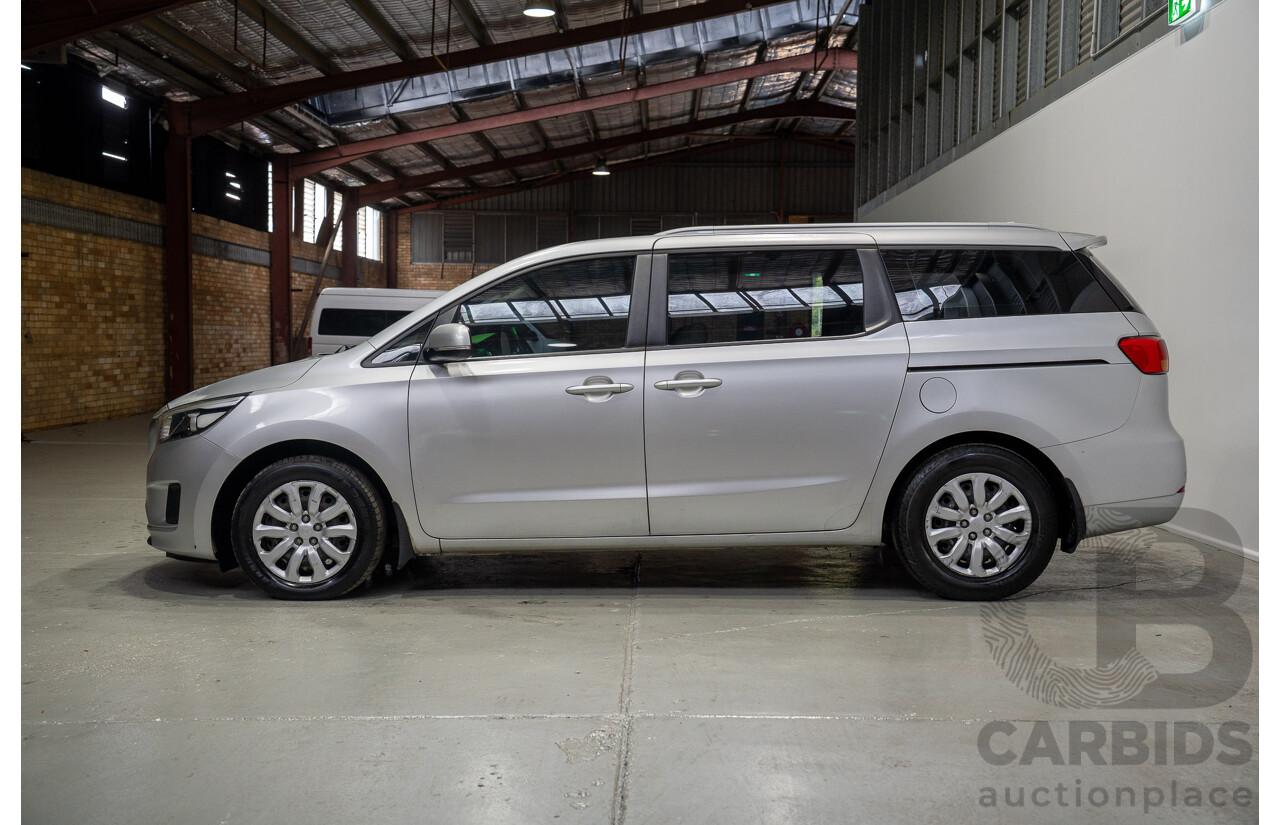 01/2017 Kia Carnival S (FWD) YP MY17 4d Wagon Silver 3.3L
