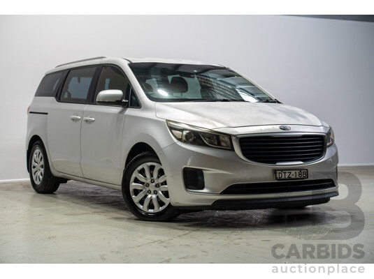 01/2017 Kia Carnival S (FWD) YP MY17 4d Wagon Silver 3.3L