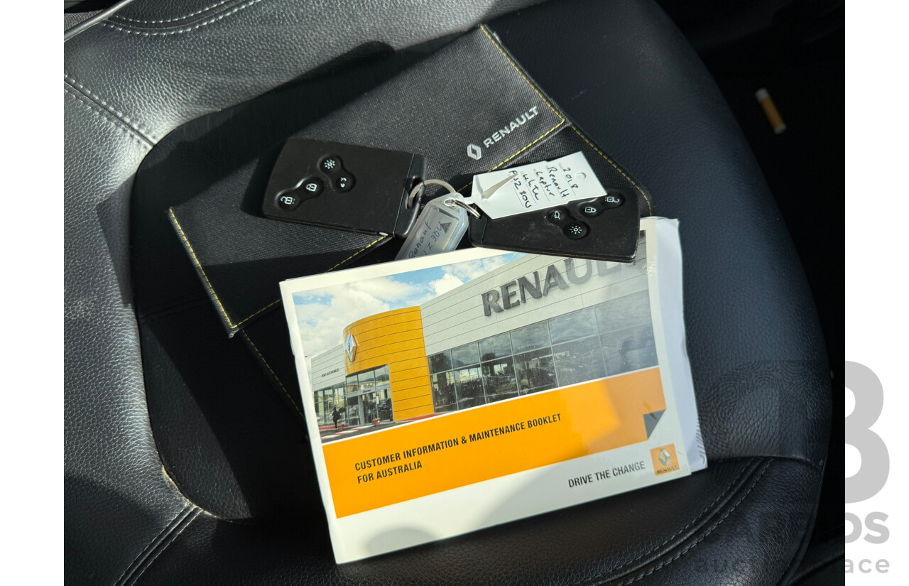 07/2018 Renault Captur INTENS FWD J87 MY18 4D Wagon White 1.2L