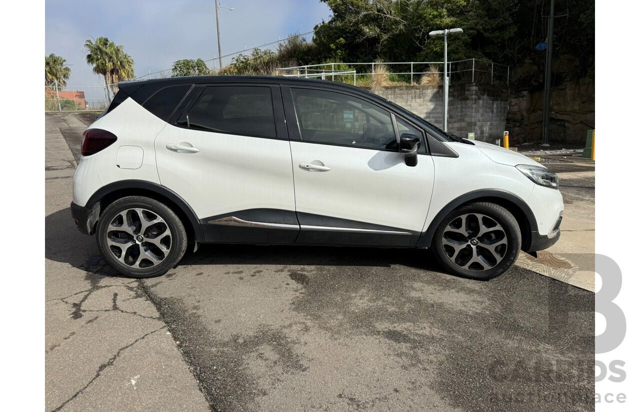 07/2018 Renault Captur INTENS FWD J87 MY18 4D Wagon White 1.2L