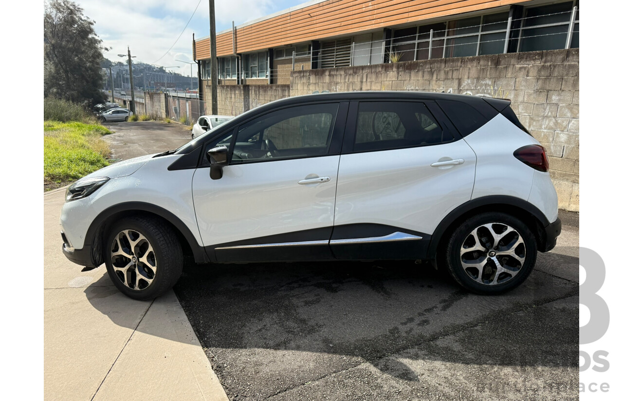 07/2018 Renault Captur INTENS FWD J87 MY18 4D Wagon White 1.2L