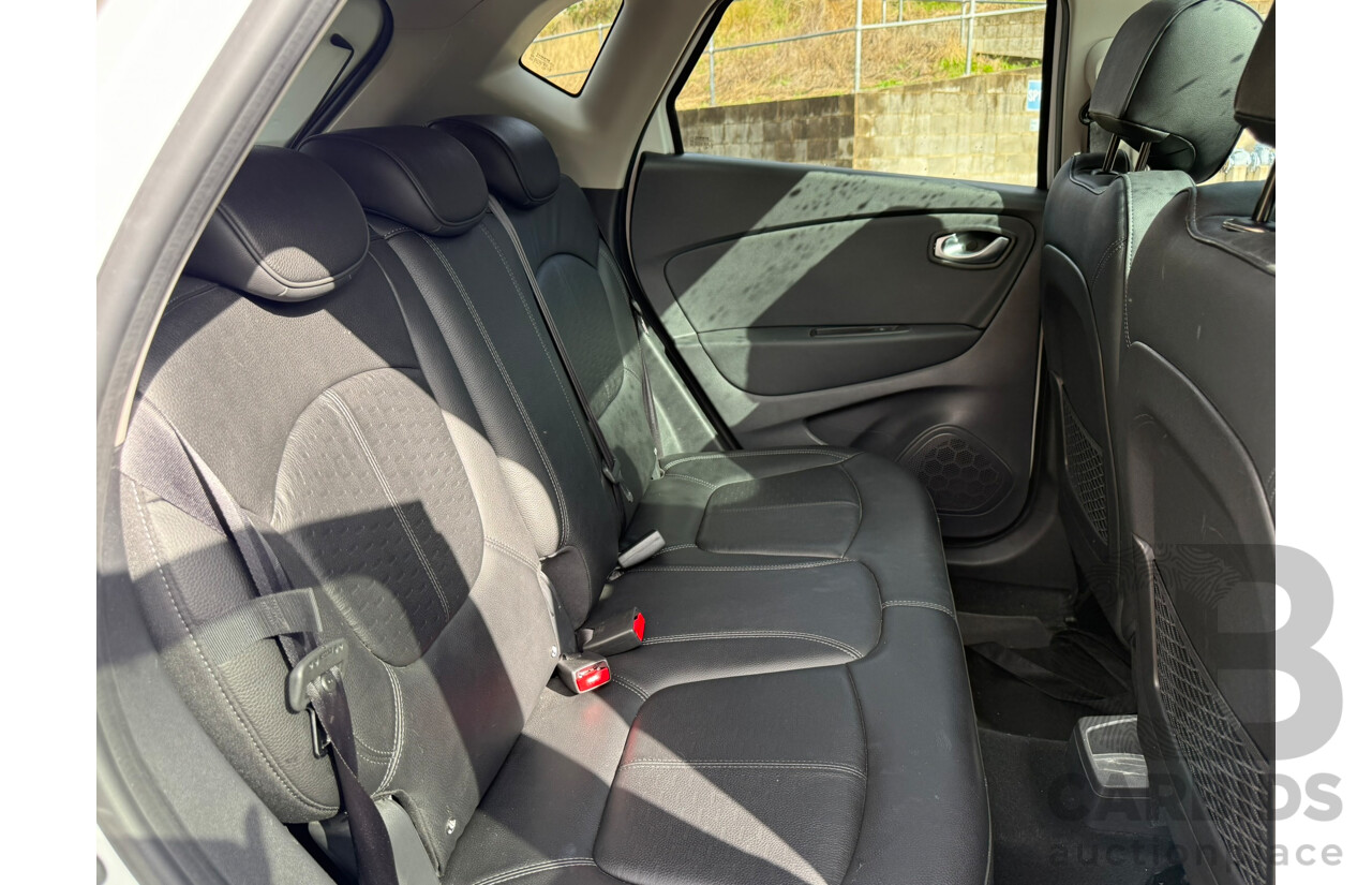 07/2018 Renault Captur INTENS FWD J87 MY18 4D Wagon White 1.2L