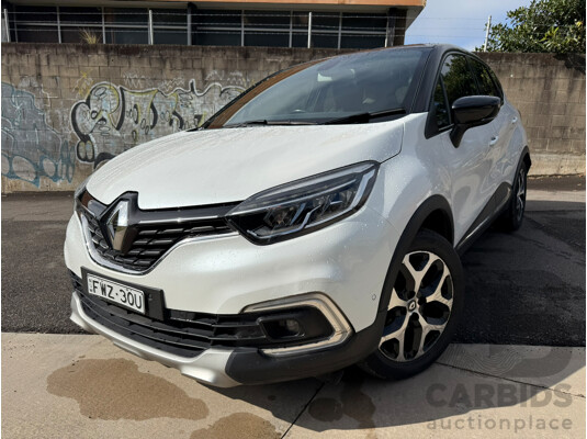 07/2018 Renault Captur INTENS FWD J87 MY18 4D Wagon White 1.2L