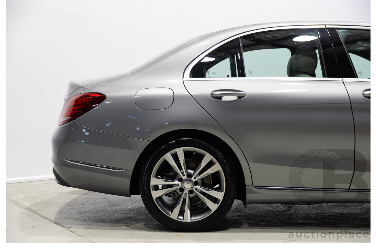 10/2014 Mercedes-Benz C200 205 4d Sedan Silver Turbo 2.0L