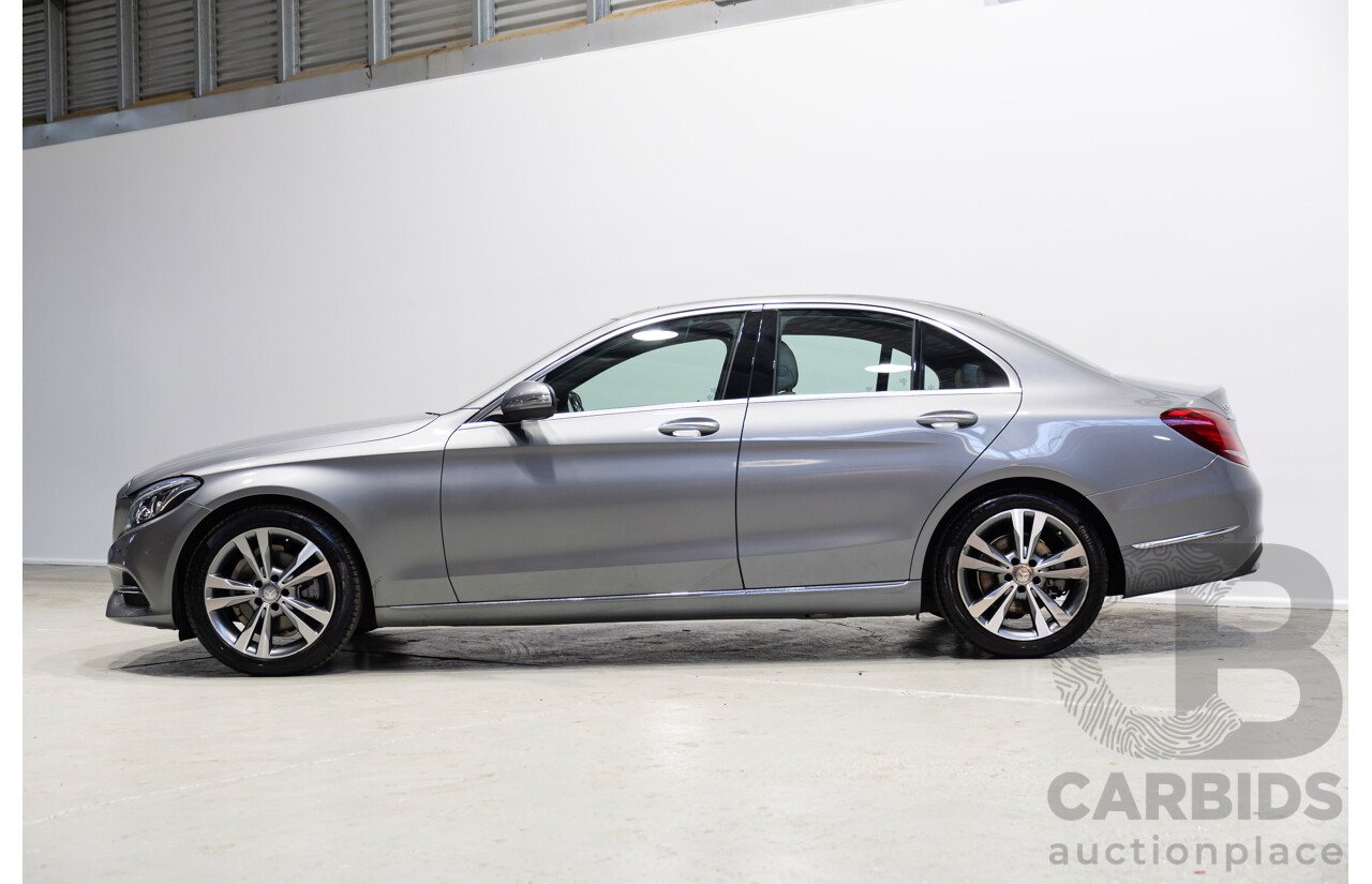 10/2014 Mercedes-Benz C200 205 4d Sedan Silver Turbo 2.0L