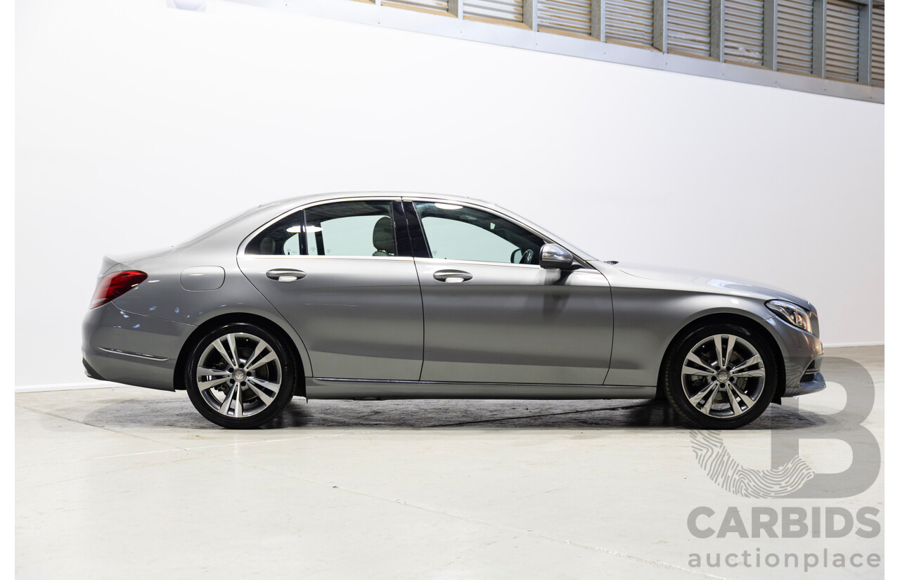 10/2014 Mercedes-Benz C200 205 4d Sedan Silver Turbo 2.0L
