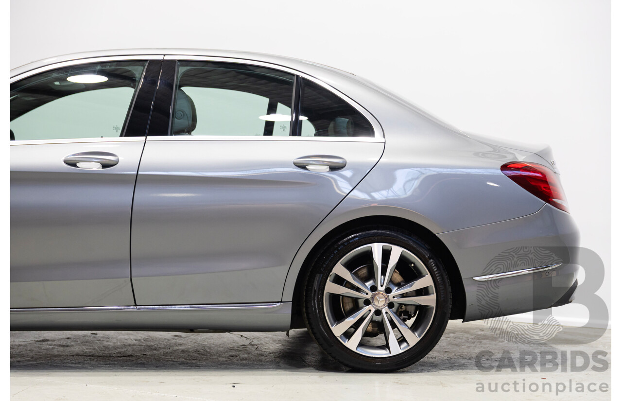 10/2014 Mercedes-Benz C200 205 4d Sedan Silver Turbo 2.0L