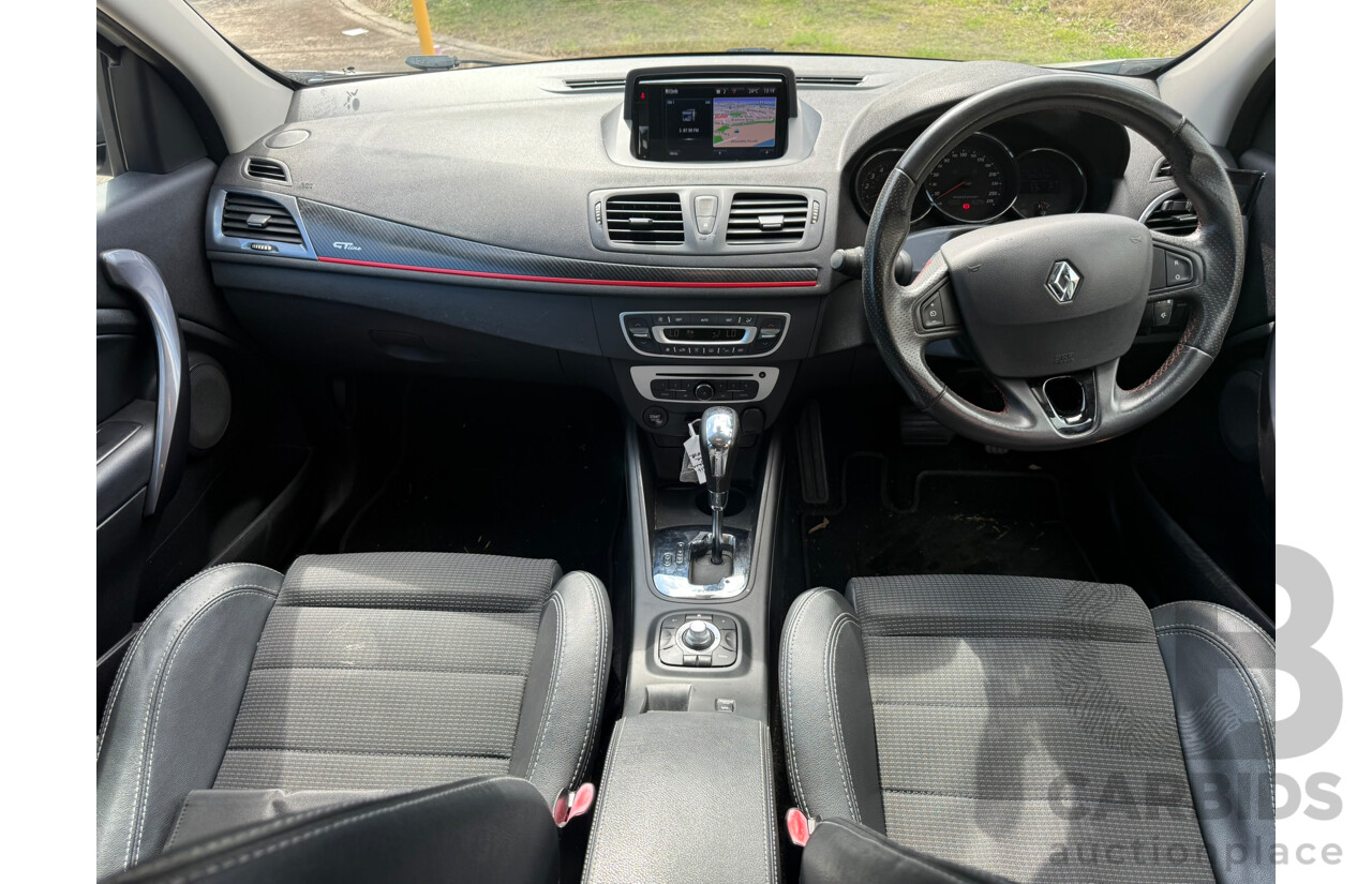 04/2015 Renault Megane GT-LINE PREMIUM FWD B95 MY14 5D Hatchback White Turbo Diesel 1.5L