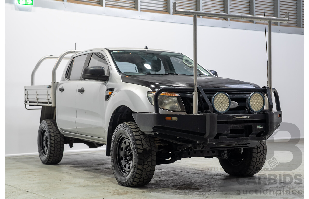 05/2012 Ford Ranger XL 3.2 (4x4) PX Dual Cab Utility Silver Turbo Diesel 3.2L