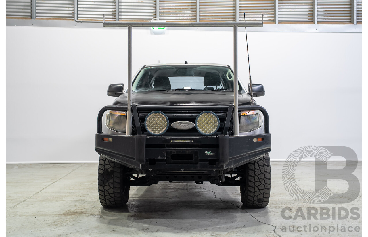 05/2012 Ford Ranger XL 3.2 (4x4) PX Dual Cab Utility Silver Turbo Diesel 3.2L