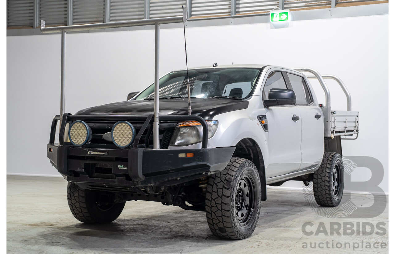 05/2012 Ford Ranger XL 3.2 (4x4) PX Dual Cab Utility Silver Turbo Diesel 3.2L