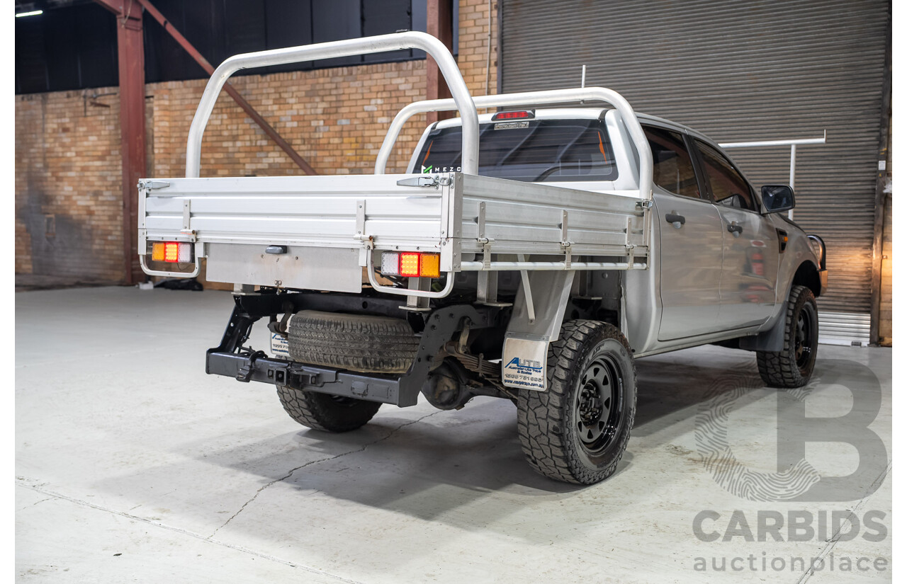 05/2012 Ford Ranger XL 3.2 (4x4) PX Dual Cab Utility Silver Turbo Diesel 3.2L